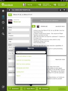 Zendesk develops Help Desk Software for iPad