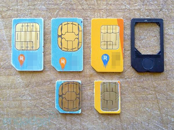 Apple’s Resized SIM Cards