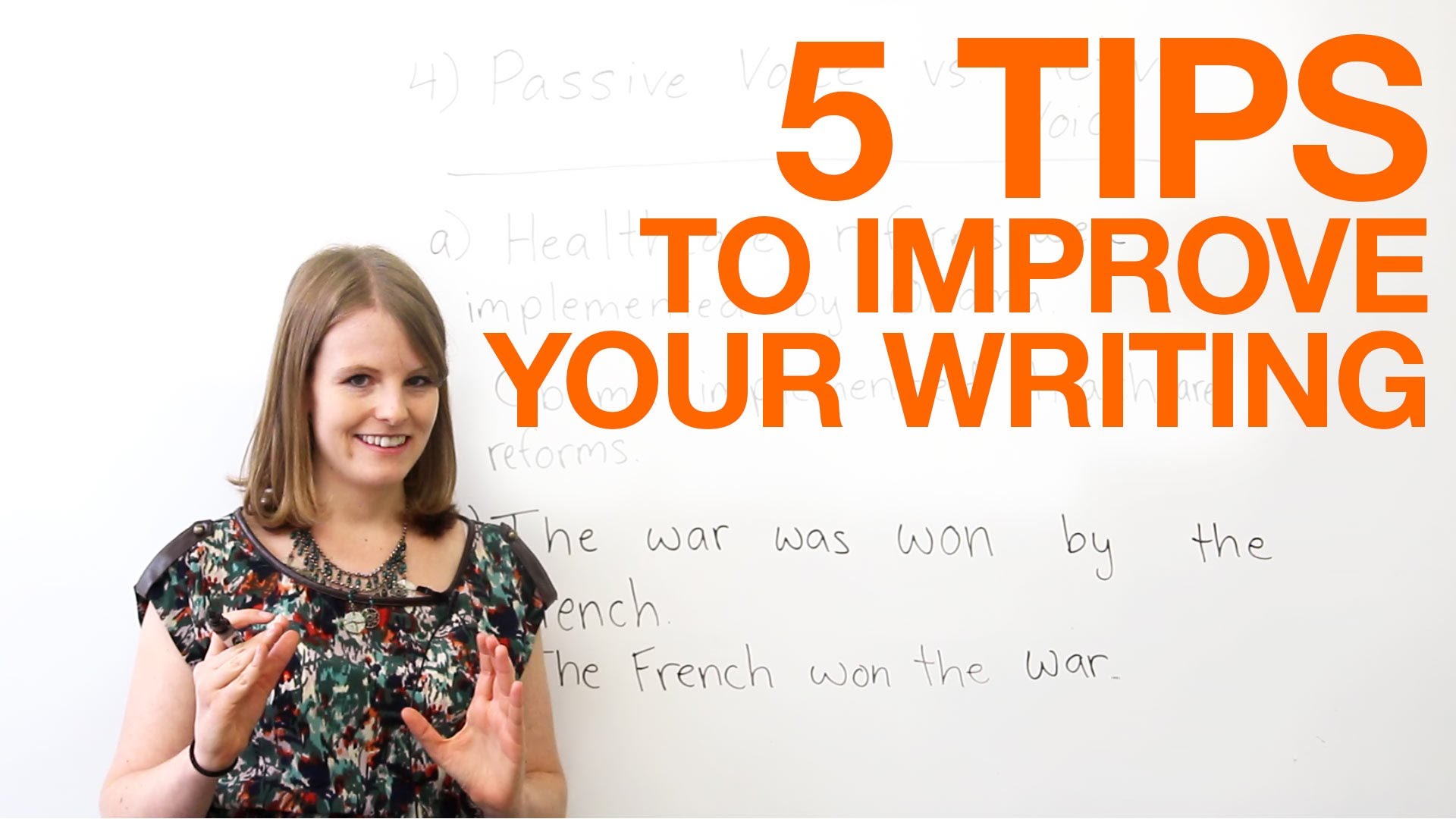 improve writing in an essay
